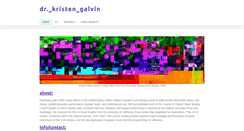 Desktop Screenshot of kristengalvin.com