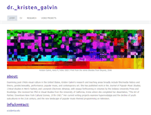 Tablet Screenshot of kristengalvin.com